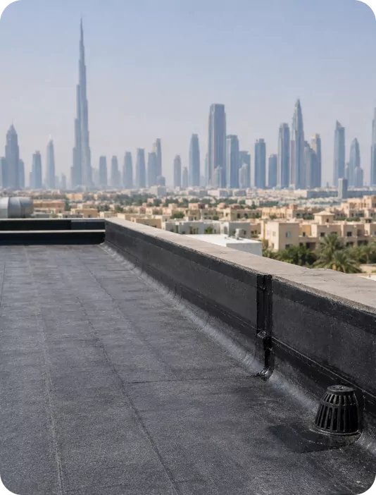 Flat roof waterproofing